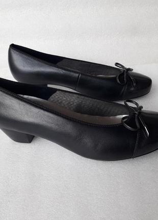 Ara кожаные мягкие туфли на широкую ногу 39 г.6 фото
