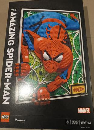 Конструктор lego art 31209 the amazing spider-man marvel