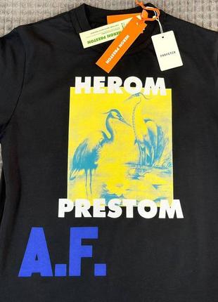 Унисекс premium футболка heron preston2 фото