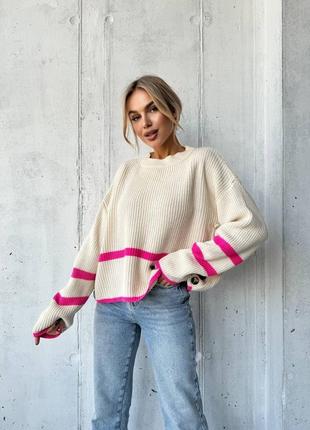Объемный свитер ❤️ женский свитер ❤️ базовый женский свитер ❤️3 фото