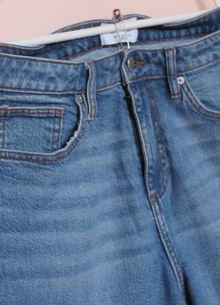 Свет синие джинсы мом, голубые джинсы момы, джинсы бойфренды 46-48 г.2 фото