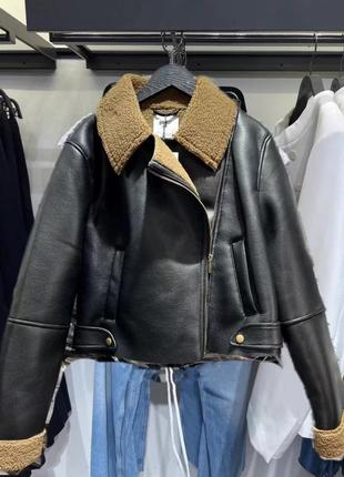 Новая дубленка zara