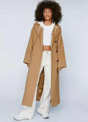 Шикарное шерстяное пальто