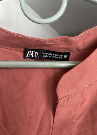 Трикотажна сукня плаття zara з воланами сарафан з рюшами4 фото