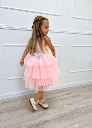Шикарна сукня для принцеси
🔹ткань: евросетка
🔹подклад хб + слой фатина1 фото