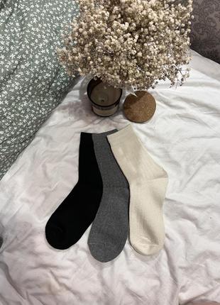 Шкарпетки жіночі з кашемірові  3 пари7 фото