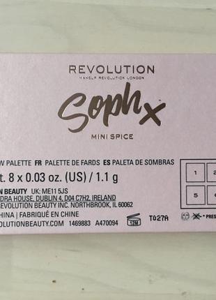 Палетка тіней revolution3 фото