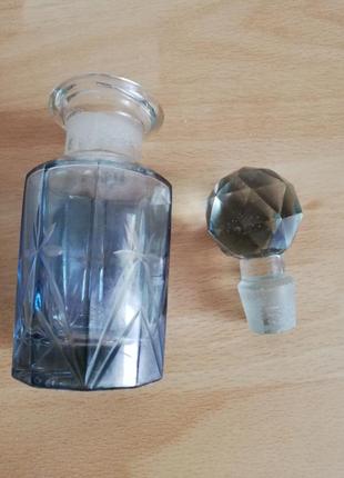 Флакон с притертой пробкой стеклянный