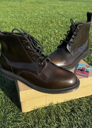 Чоловічі шкіряні черевики dr martens emmeline smooth 1460