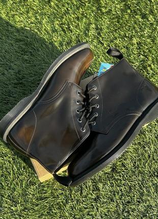 Мужские кожаные ботинки dr martens emmeline smooth 14605 фото