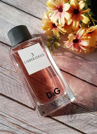 Пафюмированная женская вода dolce&gabbana anthology l`imperatrice 3  100 ml