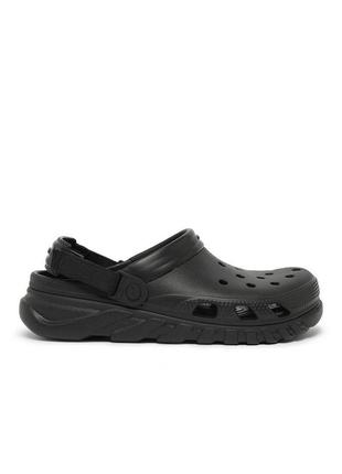 Crocs duet max ii clog black кроксы черные