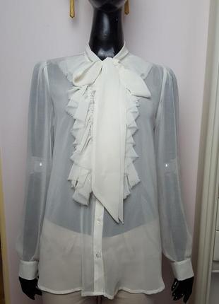 Белая блуза zara