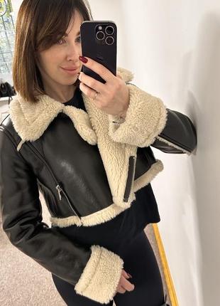 Дубленка zara