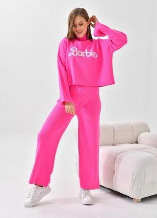 Костюм коттоновый barbie. турция. размер s. oversize.