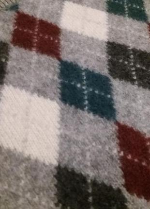 Свитер пуловер лонгслив свитшот джемпер женский кофта теплая натуральная шерсть шотландия6 фото