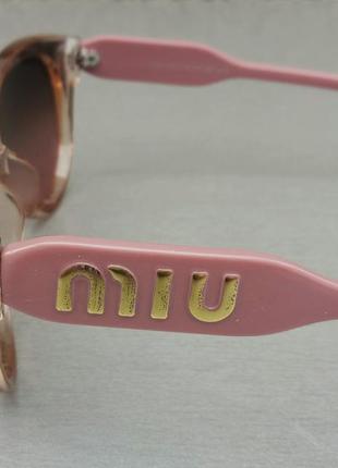 Очки в стиле miu miu женские солнцезащитные с градиентом6 фото