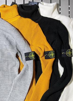 Stone island вязаный гольф