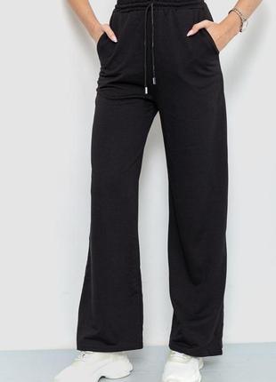 Спорт штаны женские, цвет черный, 190r0255 фото