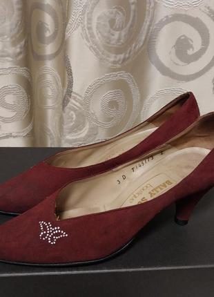 Высококачественные стильные кожаные брендовые туфли bally suisse