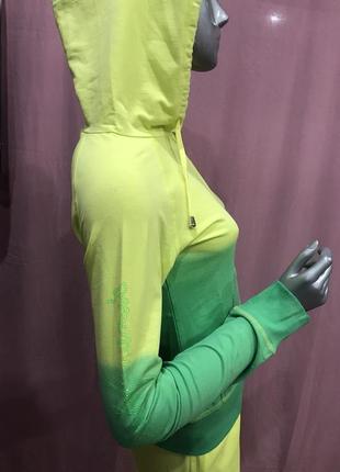 Женский спортивный костюм aqua турция салатовый хлопок3 фото