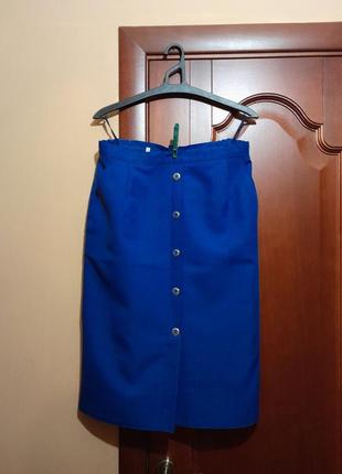 Юпка стильна синя