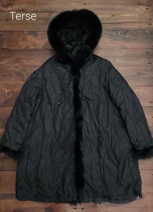 Двусторонняя женская куртка шуба terse1 фото