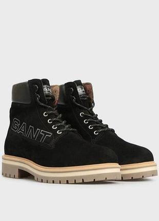 Замшеві чоловічі утеплені черевики gant 🇸🇪 palrock 40-40,5 розмір