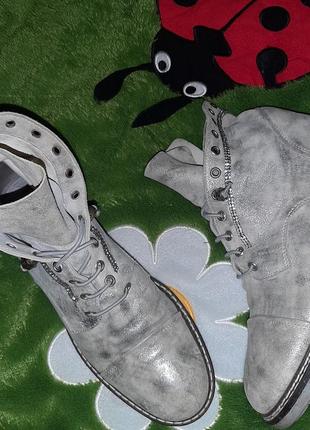 Ботинки сапожки италия оригинал fru.it натуральная кожа