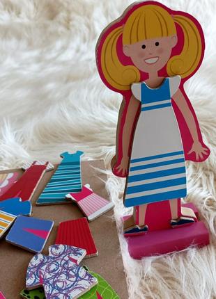 Магнитная одевалка melissa&doug эбби и эмма3 фото