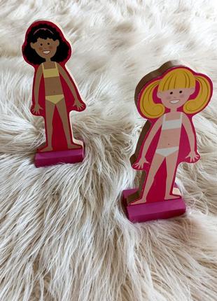 Магнитная одевалка melissa&doug эбби и эмма4 фото