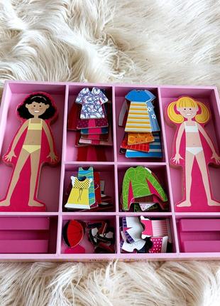 Магнитная одевалка melissa&doug эбби и эмма6 фото