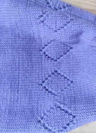 Супер стильний вязаний костюм ніжного фіолетового кольору6 фото