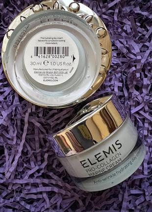 Антивіковий денний крем для обличчя "морські водорості" elemis pro-collagen marine cream, 30ml