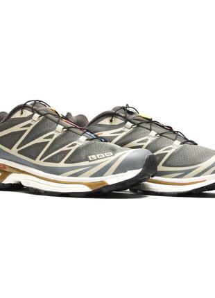 Salomon xt-6 beluga dull gold1 фото