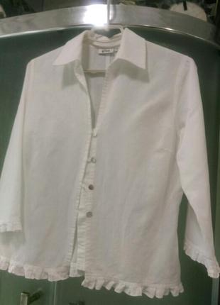 Блуза лен gina