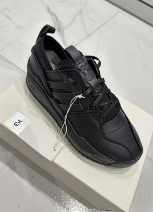 Кожаные кроссовки y-3 adidas