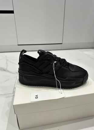 Кожаные кроссовки y-3 adidas3 фото