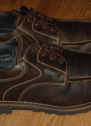 Кожаные полу ботинки на мембране 44 р fretz men goretex швейцария10 фото