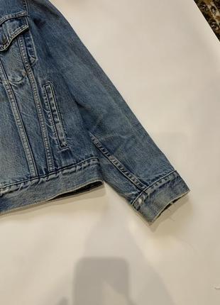 Мужская винтажная джинсовка куртка левис3 фото
