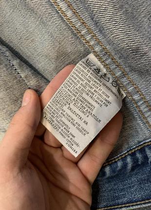 Мужская винтажная джинсовка куртка левис7 фото