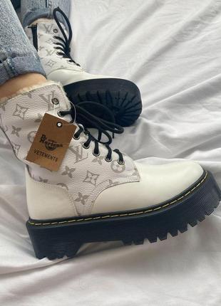 Зимние женские ботинки  dr. martens