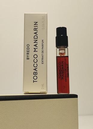 Оригінальна мініатюра-пробник byredo tobacco mandarin 2 ml