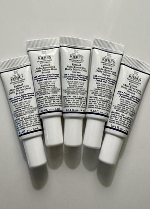 Сироватка для обличчя kiehl's retinol skin-renewing daily micro-dose serum 4 мл