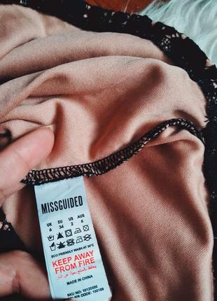 Вишукана мереживна сукня міні missguided4 фото