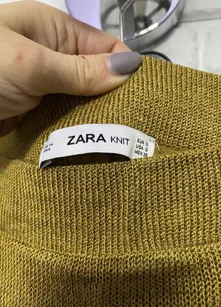 Вязаная юбка zara4 фото