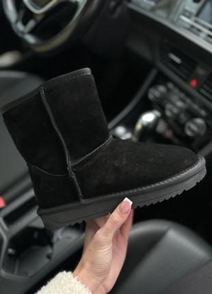 Натуралка зимние угги шкіра ❄ натуральная кожа уггі шкіра на меху платформа