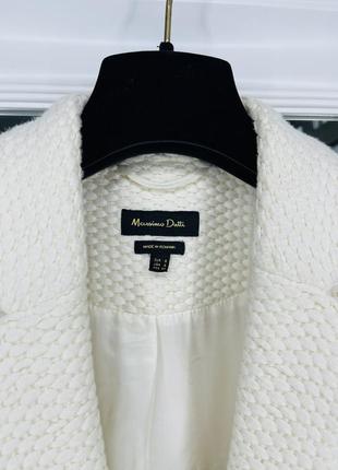 Massimo dutti белое пиджак пальто3 фото