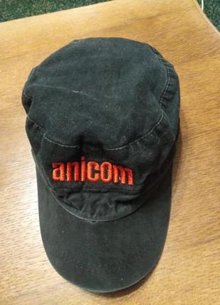Кепка чорна джинсова anicom