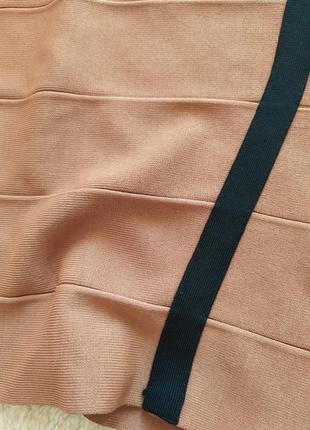 Шоколадне бандажну сукню silvian heach6 фото